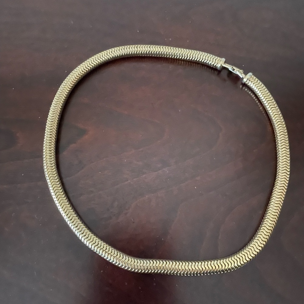 Kreisler Vintage snake goldtone 15” necklace